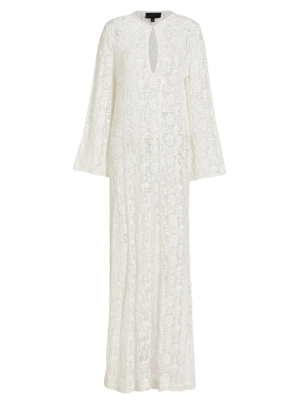 NEW, Nili Lotan Della Ivory Lace Maxi Dress in Ivory Sz M #MD2262